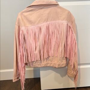 Pink Fringe Women's Jacket